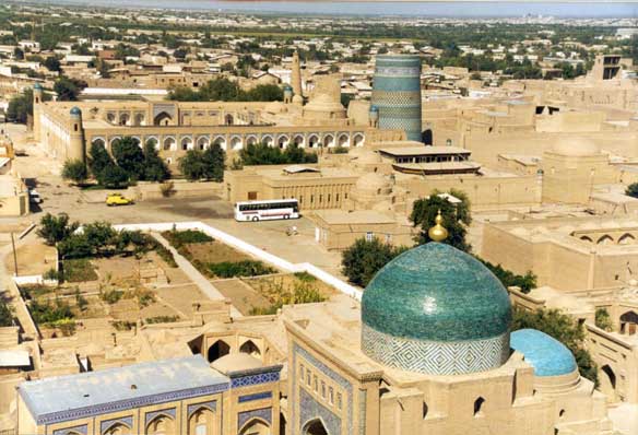 Khiva from the Top of Juma Minaret