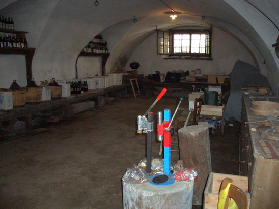 Wine Cellar - Corker in Foreground