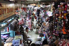 Inside Binh Tay Market