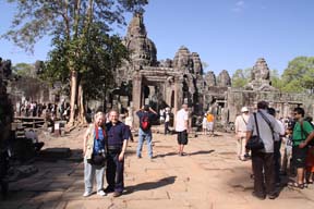 Us Just Inside of Bayon Temple