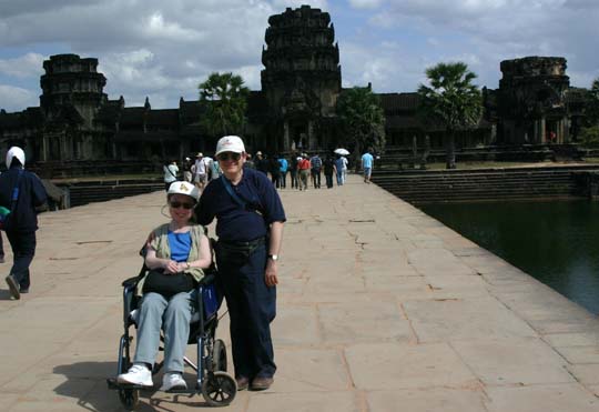 Us Entering Angkor Wat