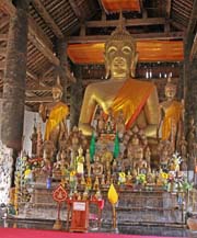 Buddha Statues Inside Wat